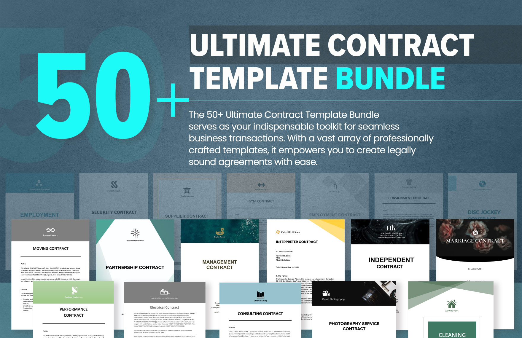 50+ Ultimate Contract Template Bundle in Word, PDF, Google Docs - Download | Template.net