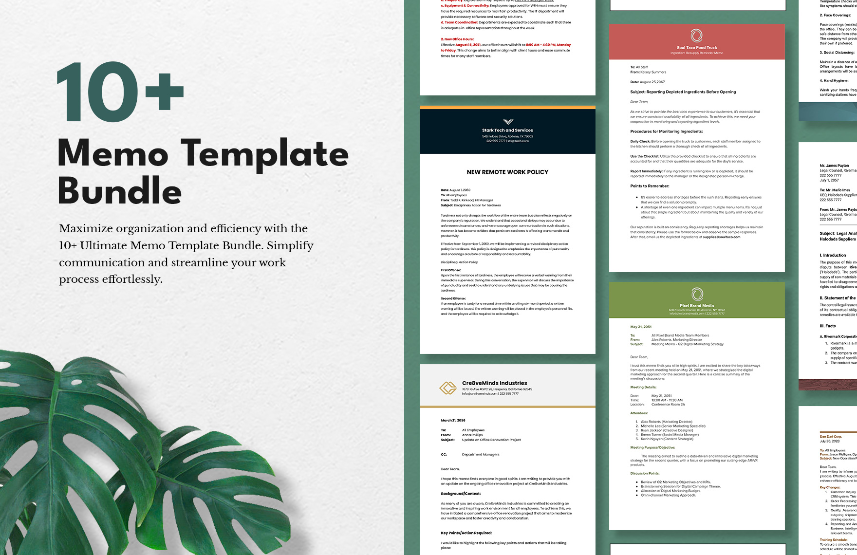 10+ Memo Template Bundle in Word, PDF, Google Docs - Download | Template.net