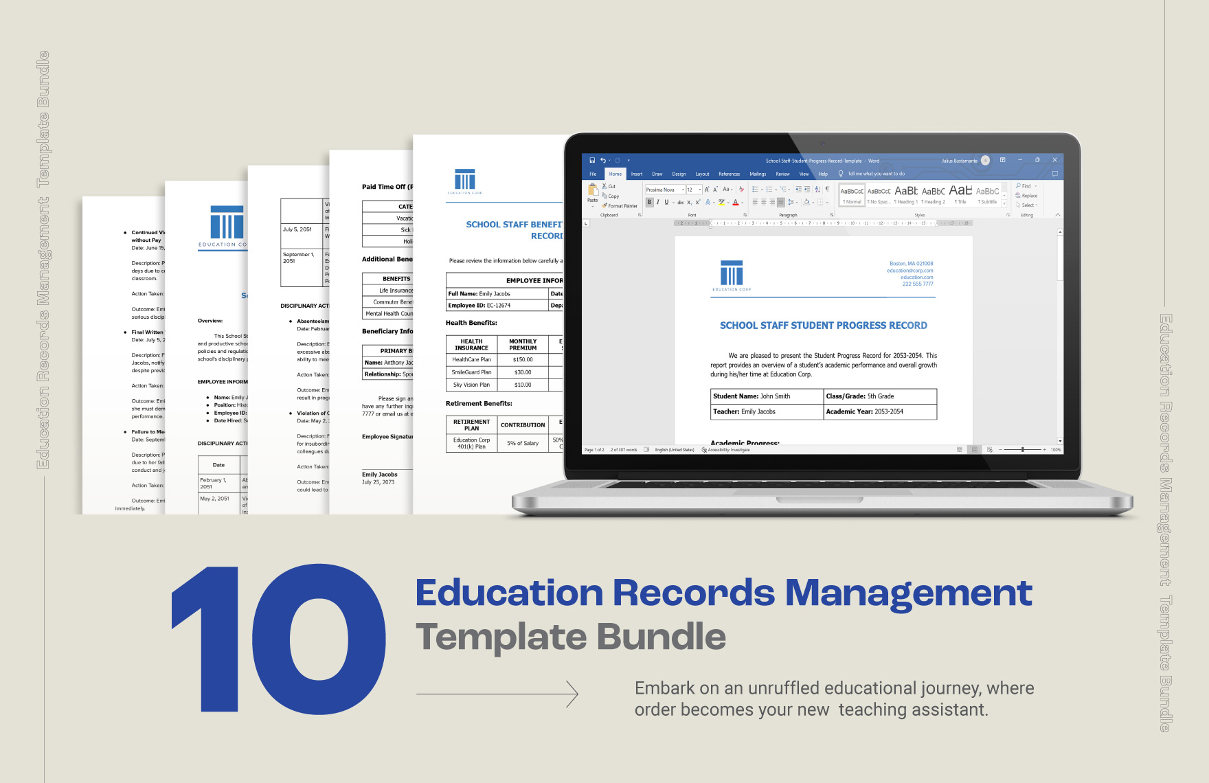 10 Education Records Management  Template Bundle in Word, PDF, Google Docs - Download | Template.net