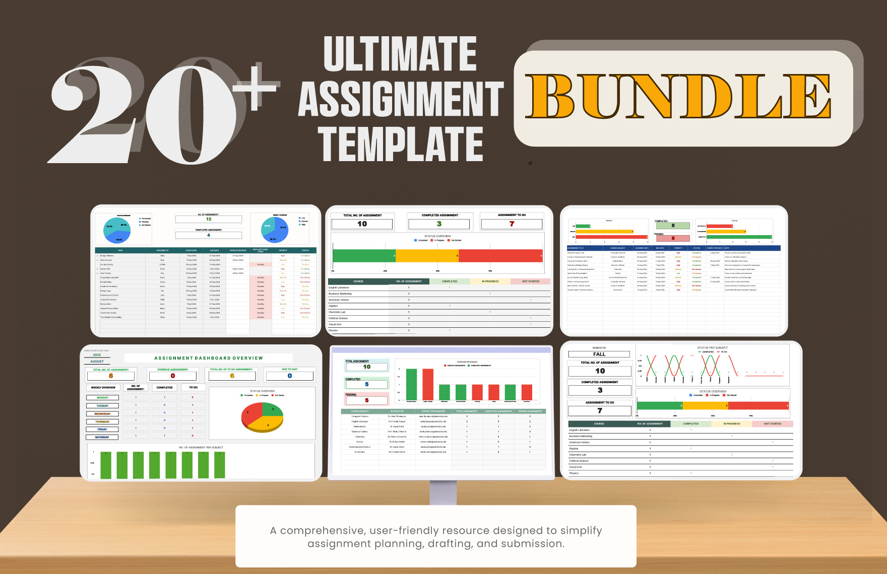 20+ Ultimate Assignment Template Bundle in Excel, Google Sheets to Download
