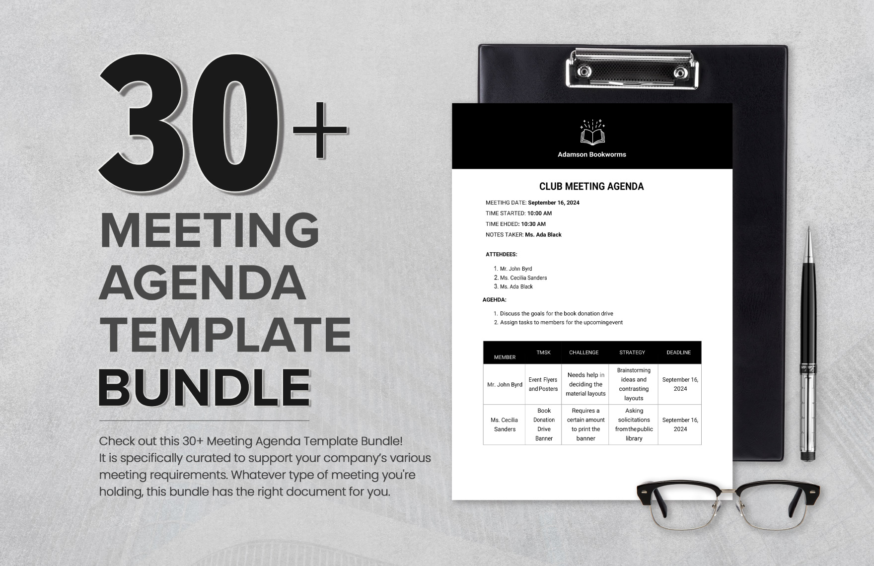 30+ Meeting Agenda Template Bundle in Pages, Word, PDF, Google Docs - Download | Template.net