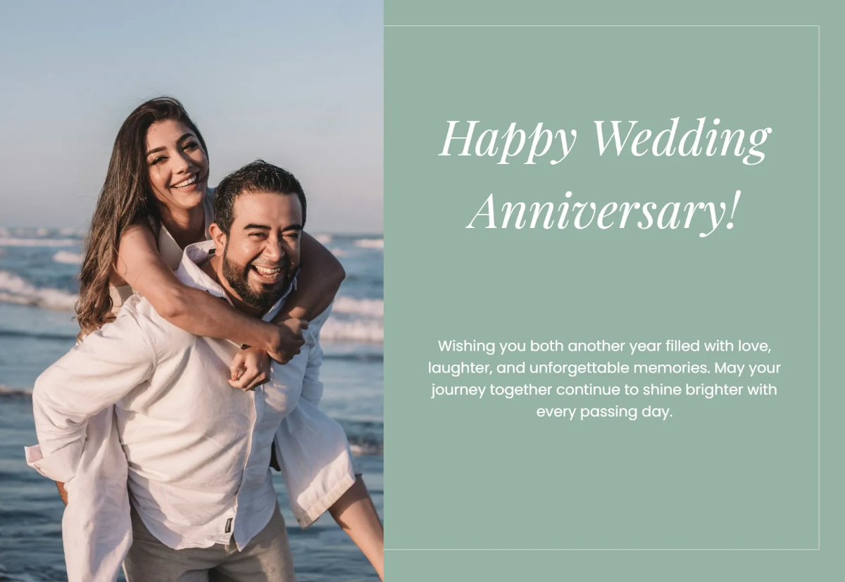 Anniversary Card Template