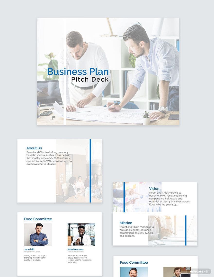 Business Plan Pitch Deck Template in Google Slides, PowerPoint, Apple Keynote - Download | Template.net