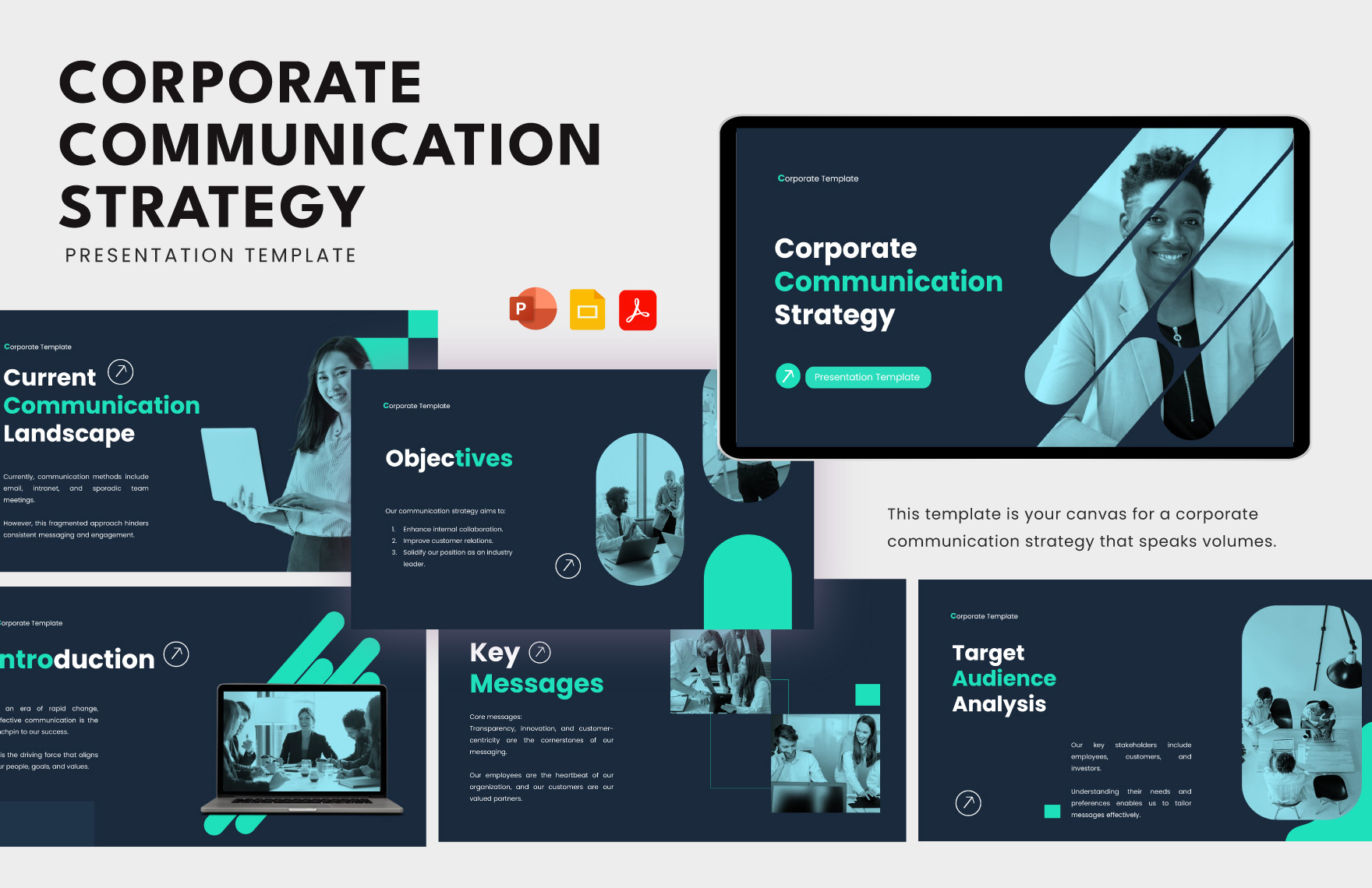 Corporate Communication Strategy Template in PDF, PPT, Google Slides - Download | Template.net Corporate Communication Strategy Template in PDF, PPT, Google Slides - Download | Template.net