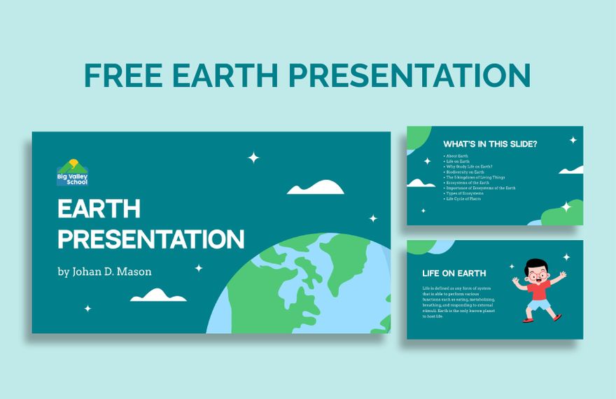 Earth Presentation in PowerPoint, PDF, Google Slides - Download | Template.net Earth Presentation in PowerPoint, PDF, Google Slides - Download | Template.net