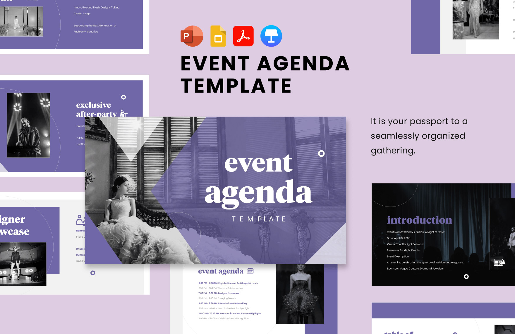 Event Agenda Template in PDF, PPT, Google Slides, Apple Keynote - Download | Template.net Event Agenda Template in PDF, PPT, Google Slides, Apple Keynote - Download | Template.net