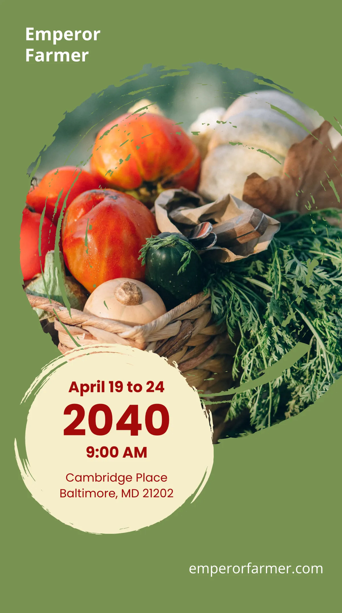 Farmers Market Instagram Story Template