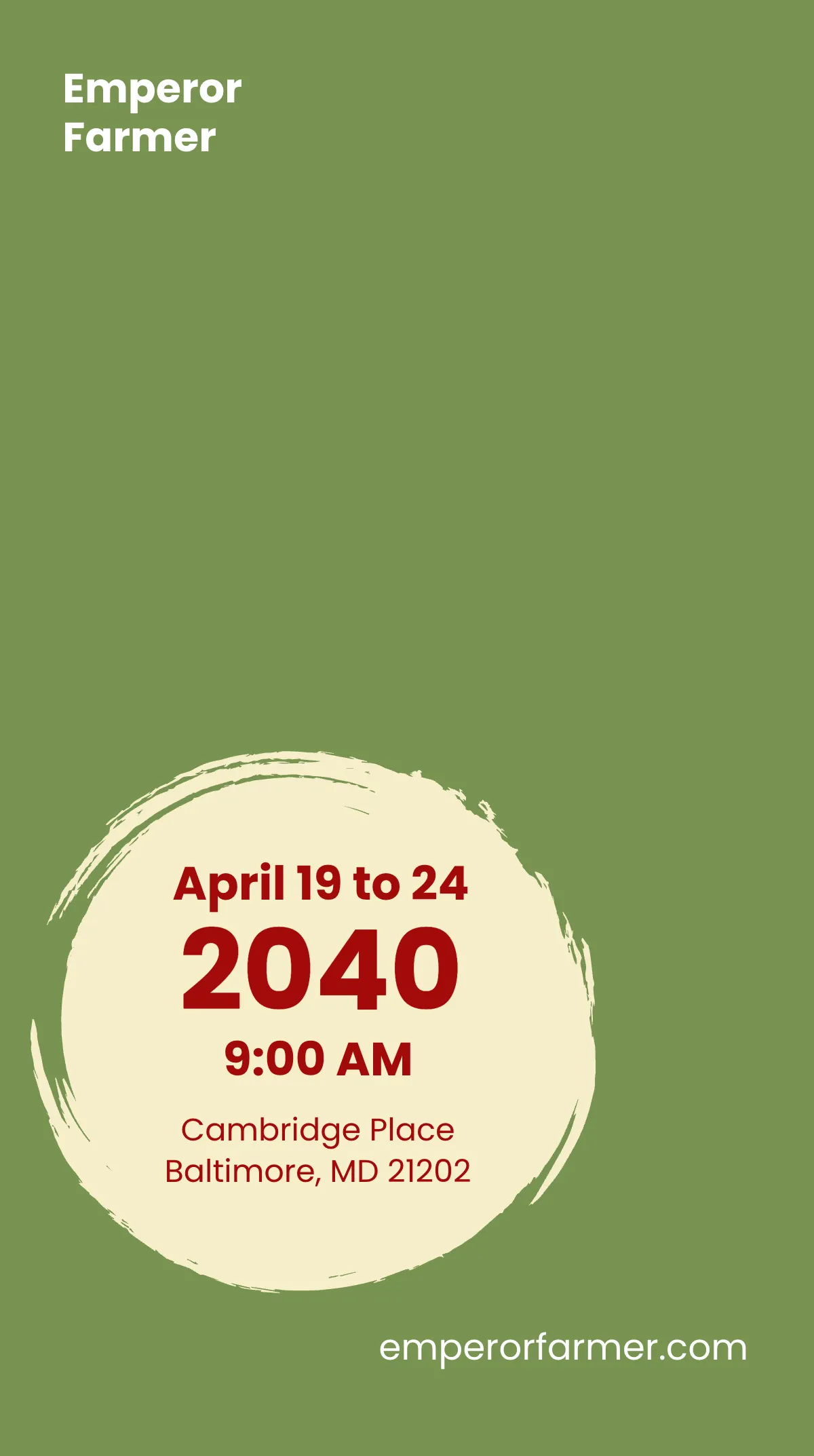Farmers Market Snapchat Geofilter Template