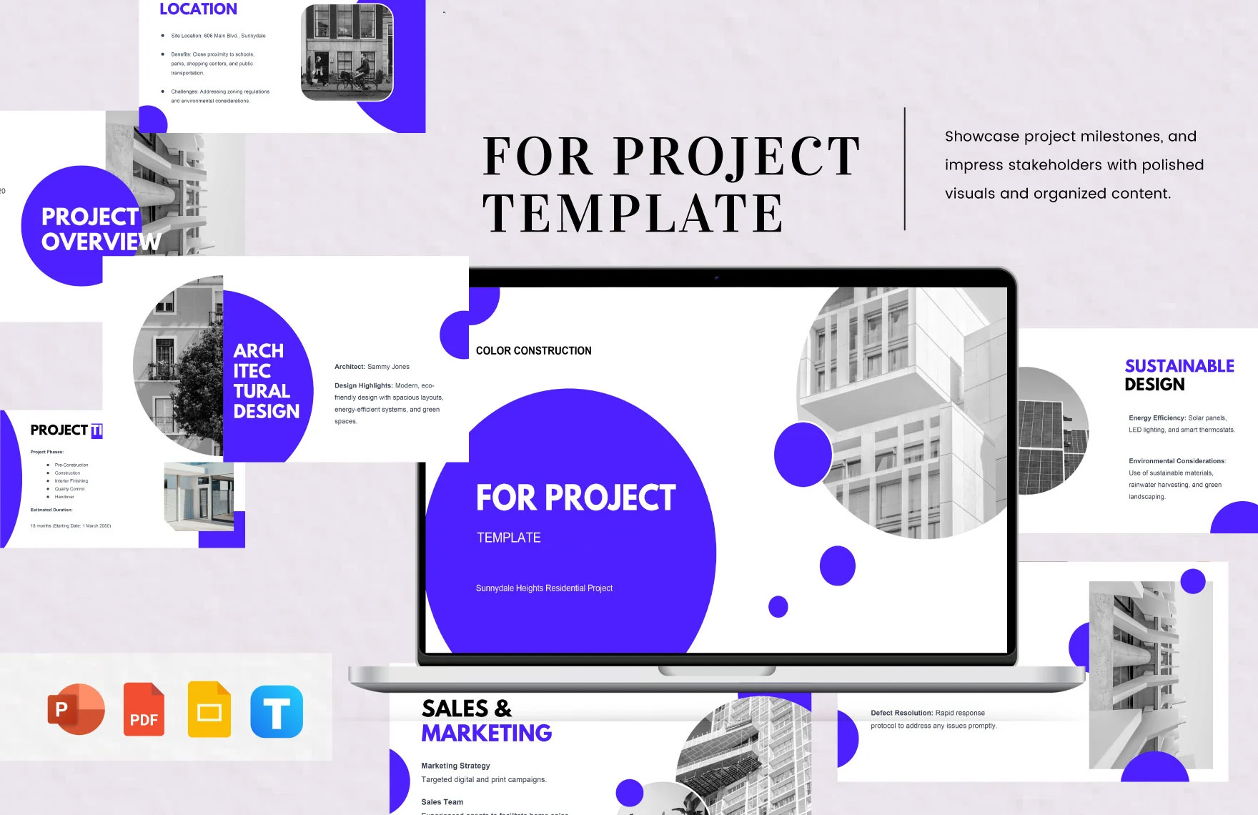 For Project Template in PDF, PPT, Google Slides - Download | Template.net