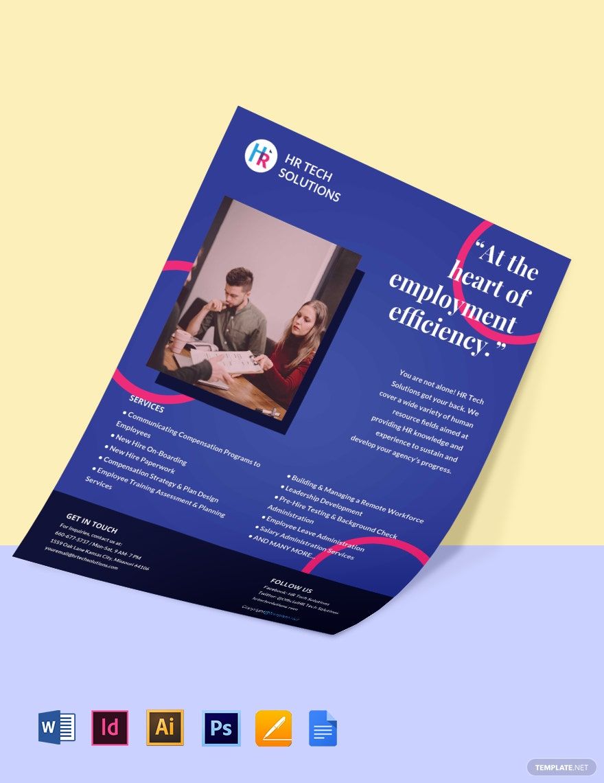 Creative HR Flyer Template