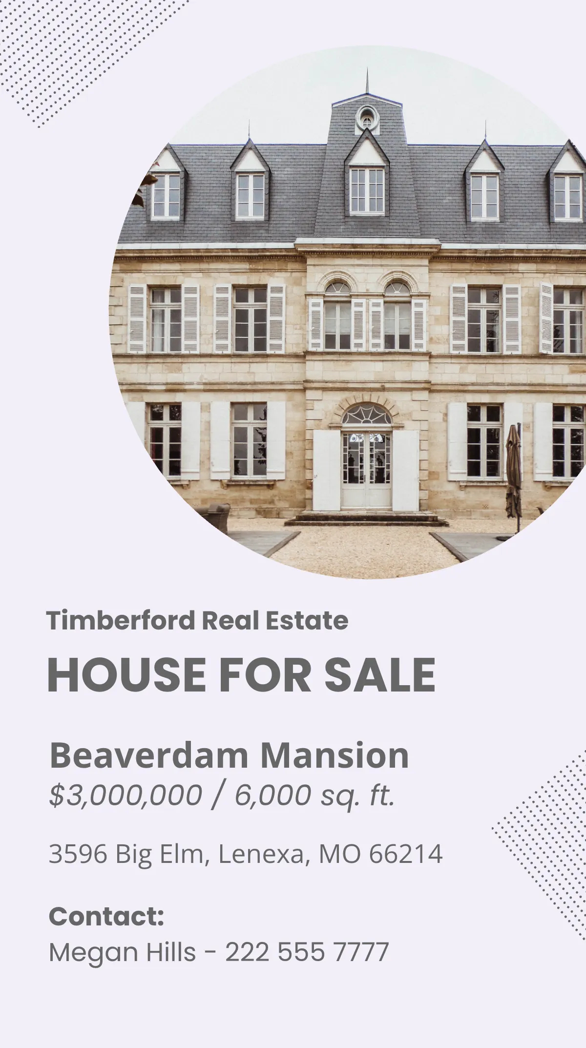 House For Sale Whatsapp Post Template