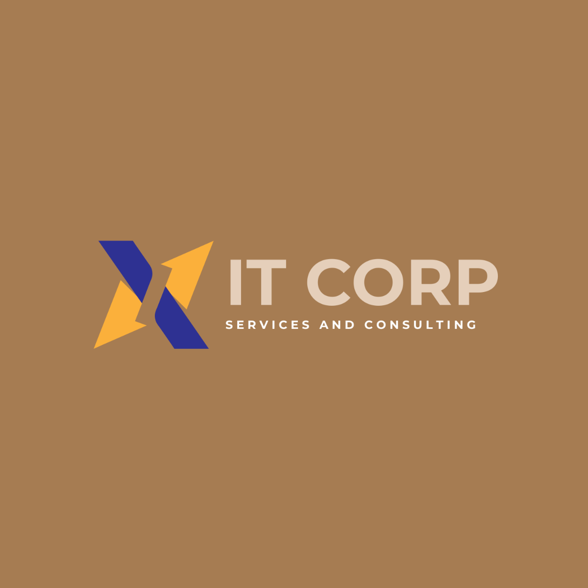IT Social Media & Online Marketing Consulting Logo Template