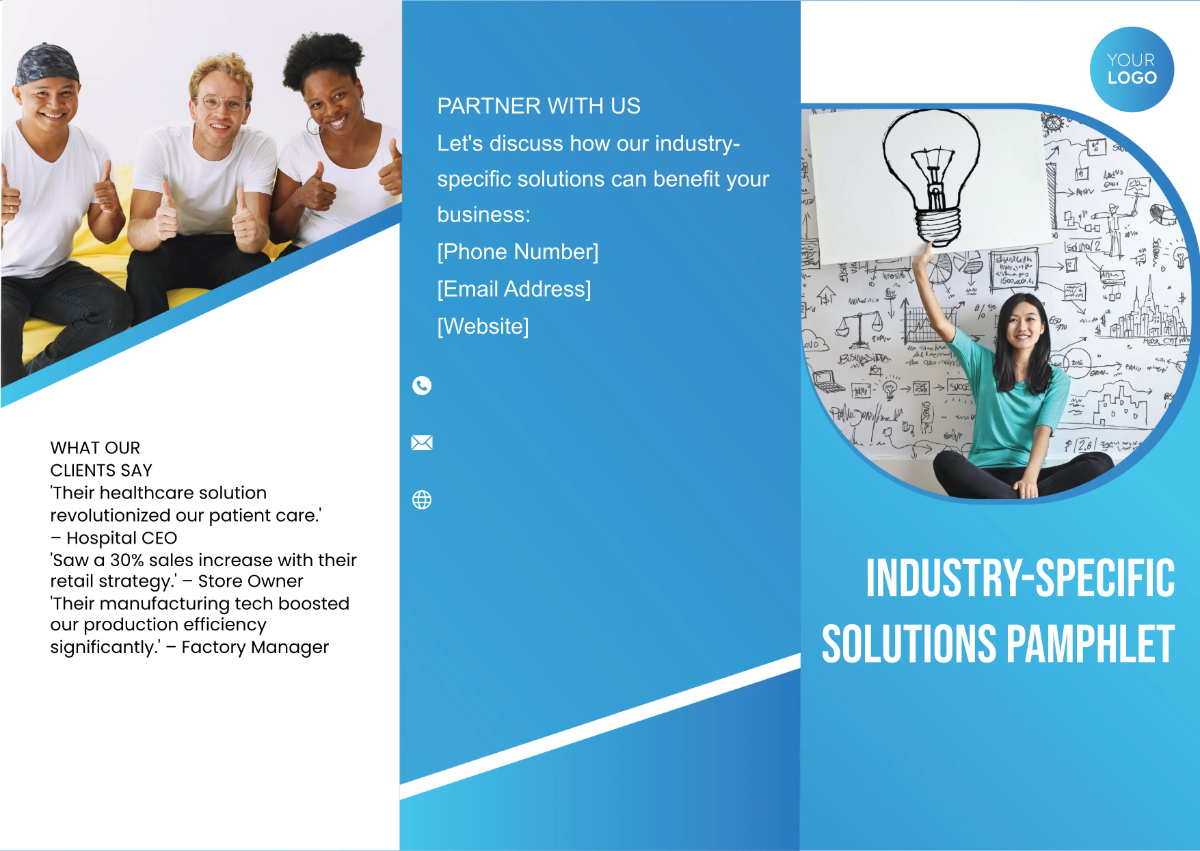 Industry-Specific Solutions Pamphlet Template