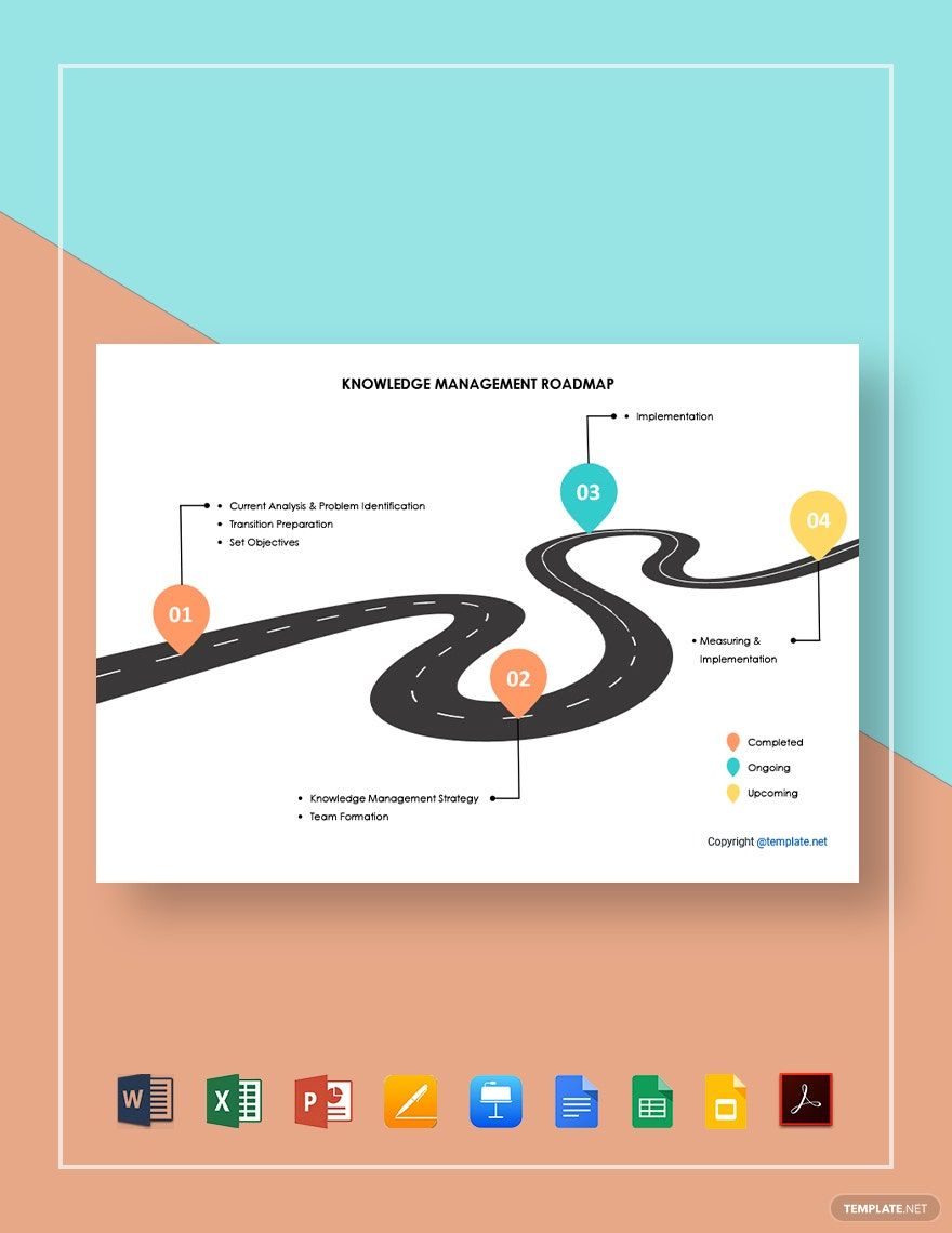 Knowledge Management Roadmap Template in Google Docs, PDF, Apple Keynote, Pages, Word, PowerPoint, Google Slides - Download | Template.net
