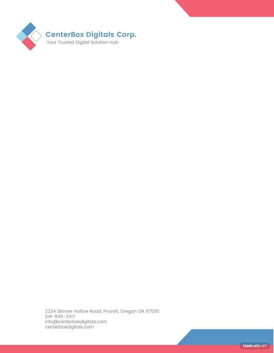 Company Letterhead Template in Publisher, PSD, Word, Pages, Illustrator, PDF, Google Docs - Download | Template.net