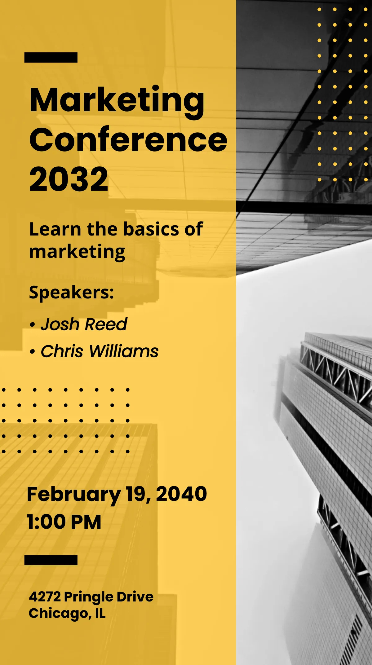 Marketing Event Whatsapp Post Template
