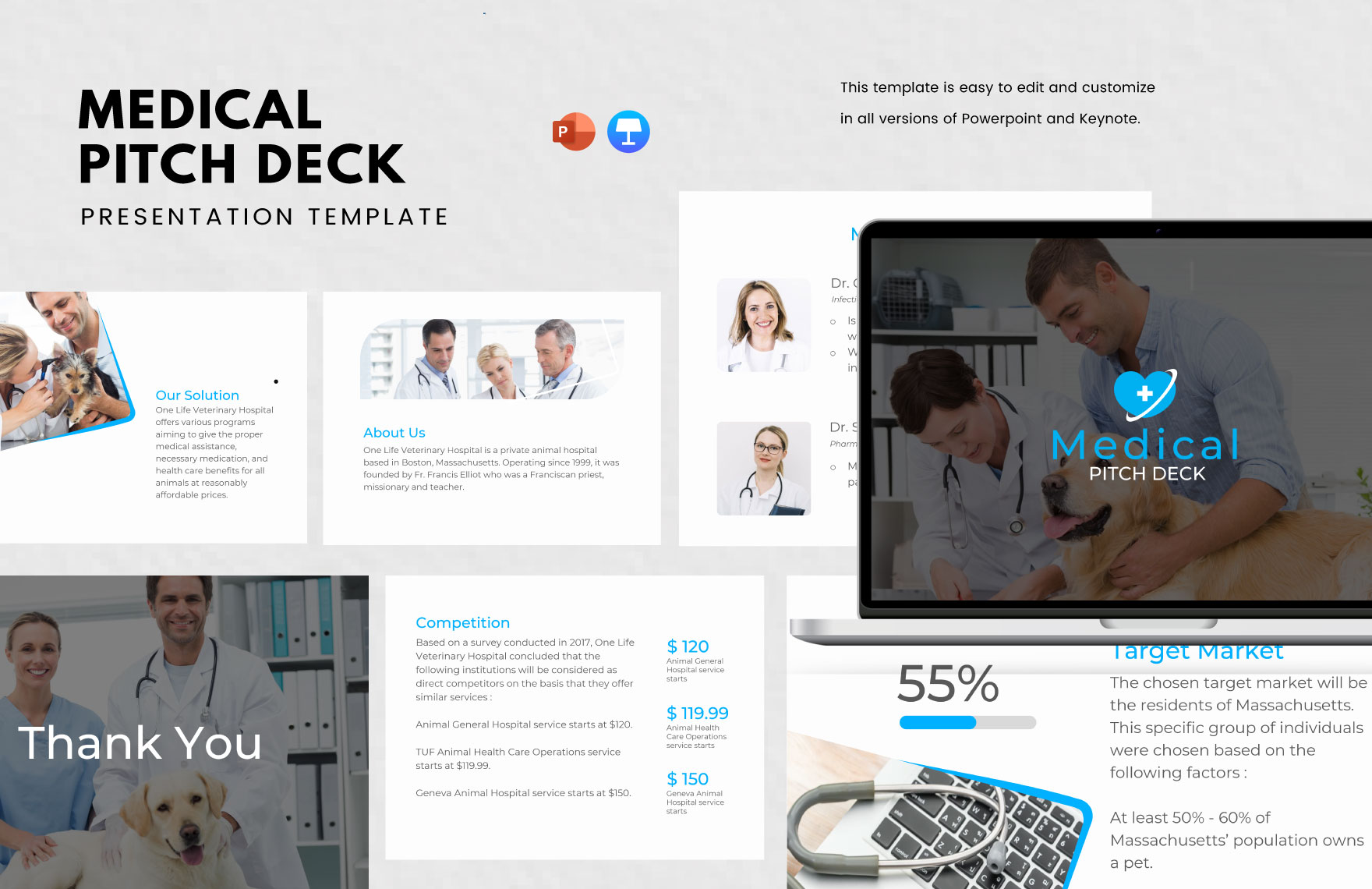 Medical Pitch Deck Template in PowerPoint, Apple Keynote - Download | Template.net
