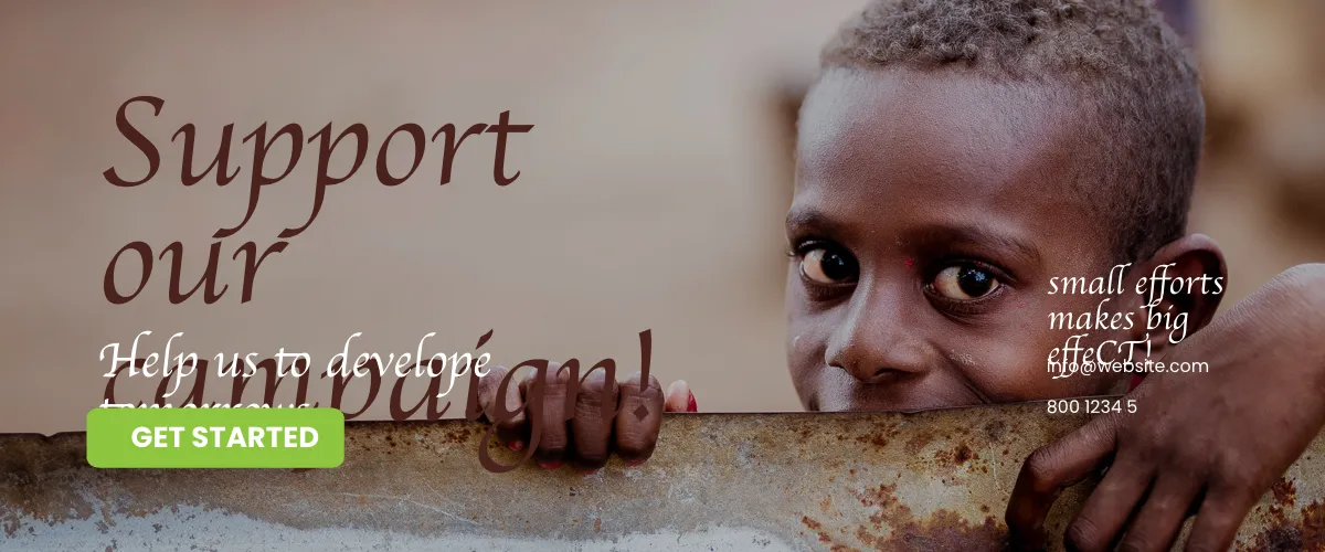 Non-Profit Blog Header Template