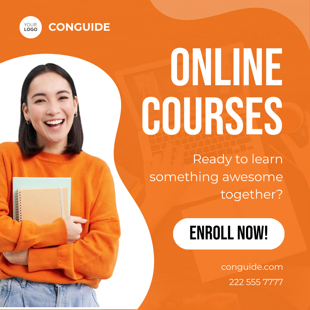 Online Courses Instagram Post Template