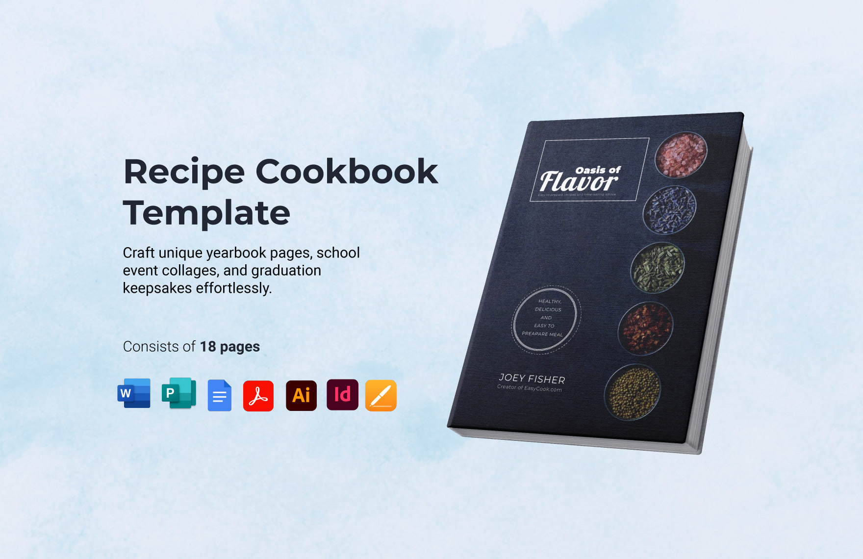 Recipe Cookbook Template in Publisher, InDesign, Pages, Word - Download | Template.net