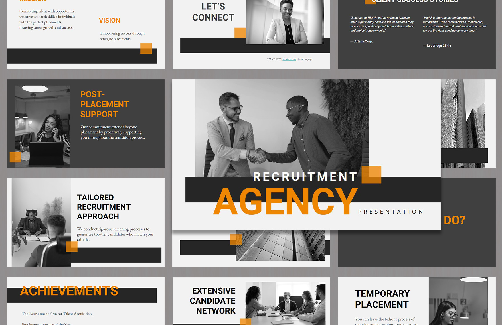Recruitment Agency Presentation Template in PowerPoint, PDF, Google Slides - Download | Template.net