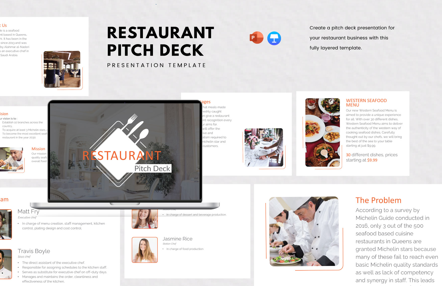 Restaurant Pitch Deck Template in PowerPoint, Apple Keynote - Download | Template.net