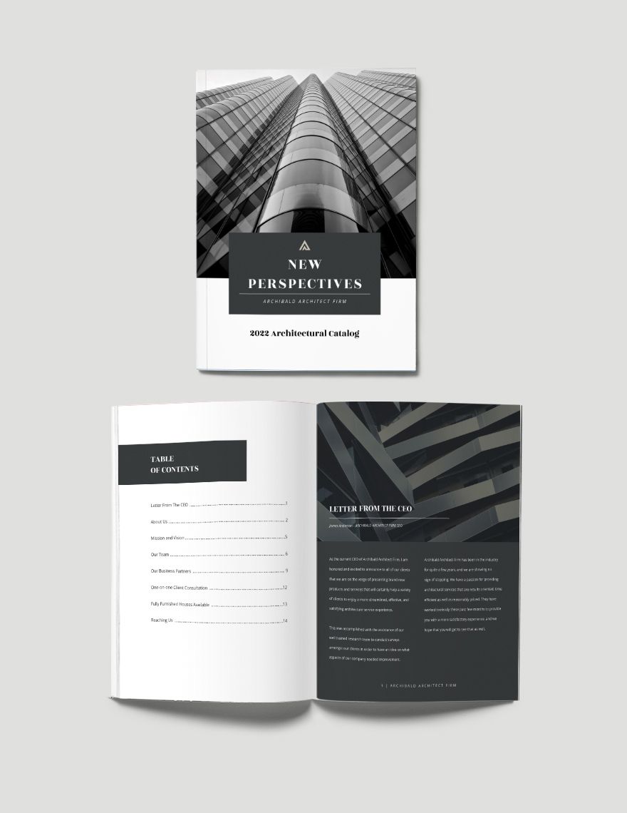 Professional Catalog Template. in InDesign, PSD, Word, Pages, Publisher - Download | Template.net