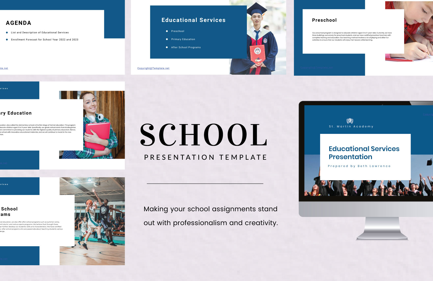 School Presentation Template in Apple Keynote, PDF, PowerPoint, Google Slides - Download | Template.net School Presentation Template in Apple Keynote, PDF, PowerPoint, Google Slides - Download | Template.net
