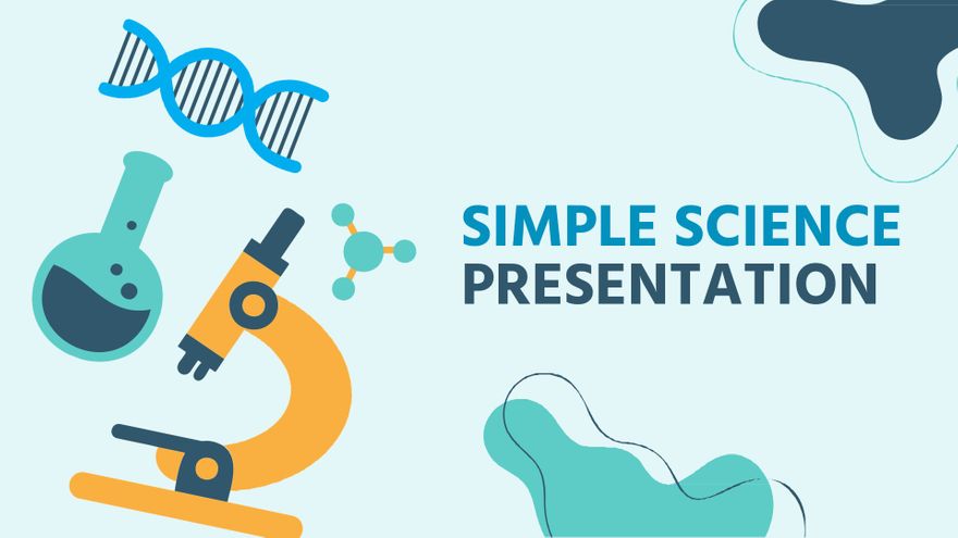 Simple Science Presentation in PDF, PowerPoint, Google Slides - Download | Template.net