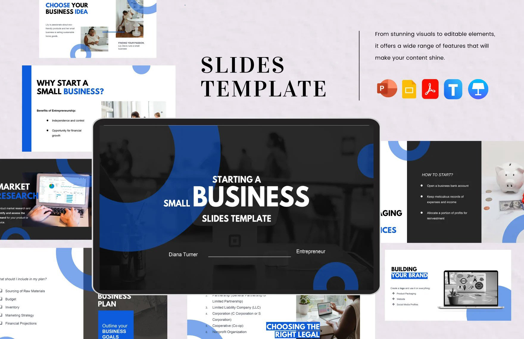 Slides Template in PDF, PPT, Google Slides, Apple Keynote - Download | Template.net Slides Template in PDF, PPT, Google Slides, Apple Keynote - Download | Template.net