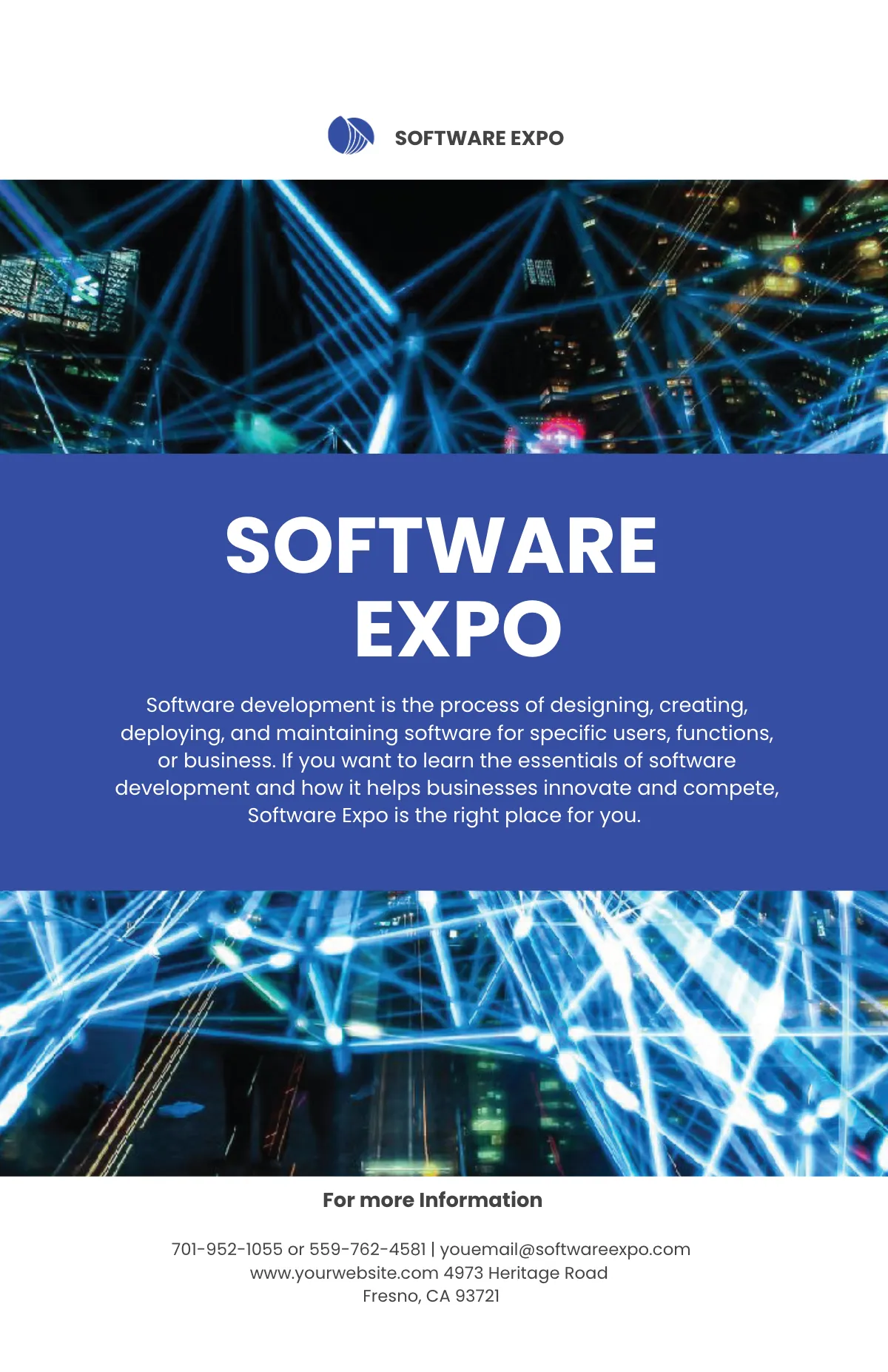 Software Promotion Poster Template