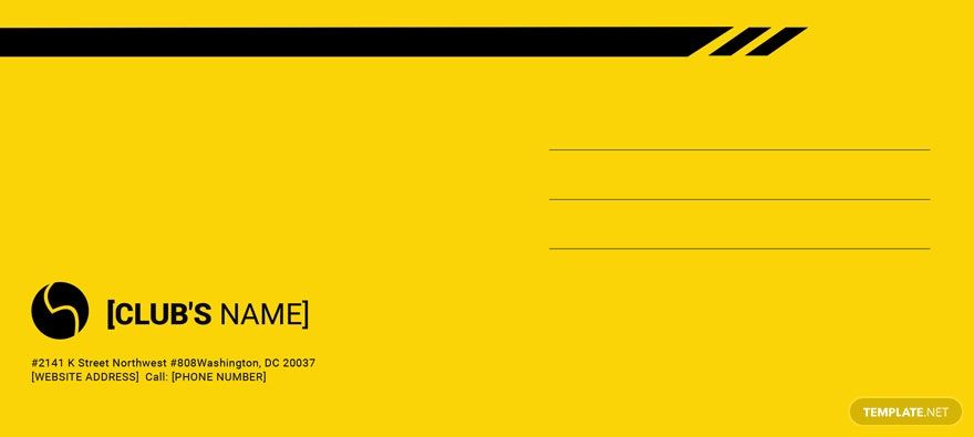 Sports Envelope Template in Pages, Publisher, Word, Photoshop - Download | Template.net