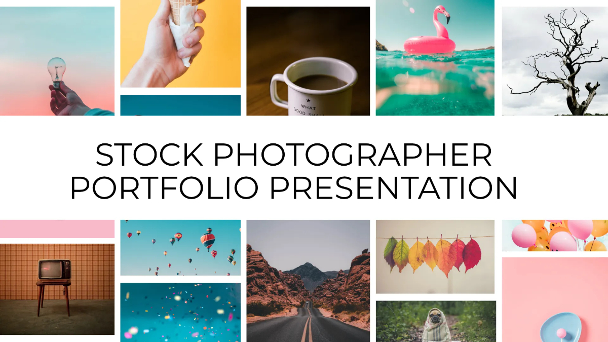 Stock Photographer Portfolio Presentation Template