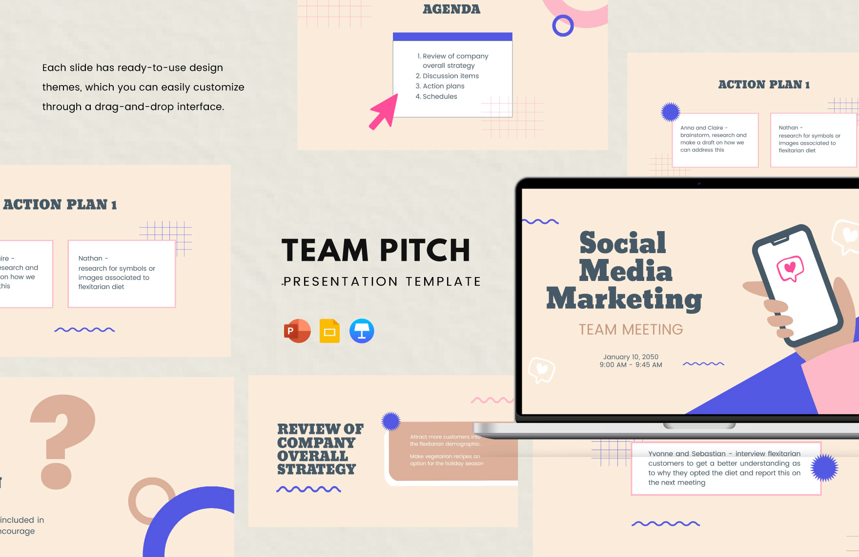 Team Pitch Template in PPT, Apple Keynote, Google Slides - Download | Template.net Team Pitch Template in PPT, Apple Keynote, Google Slides - Download | Template.net