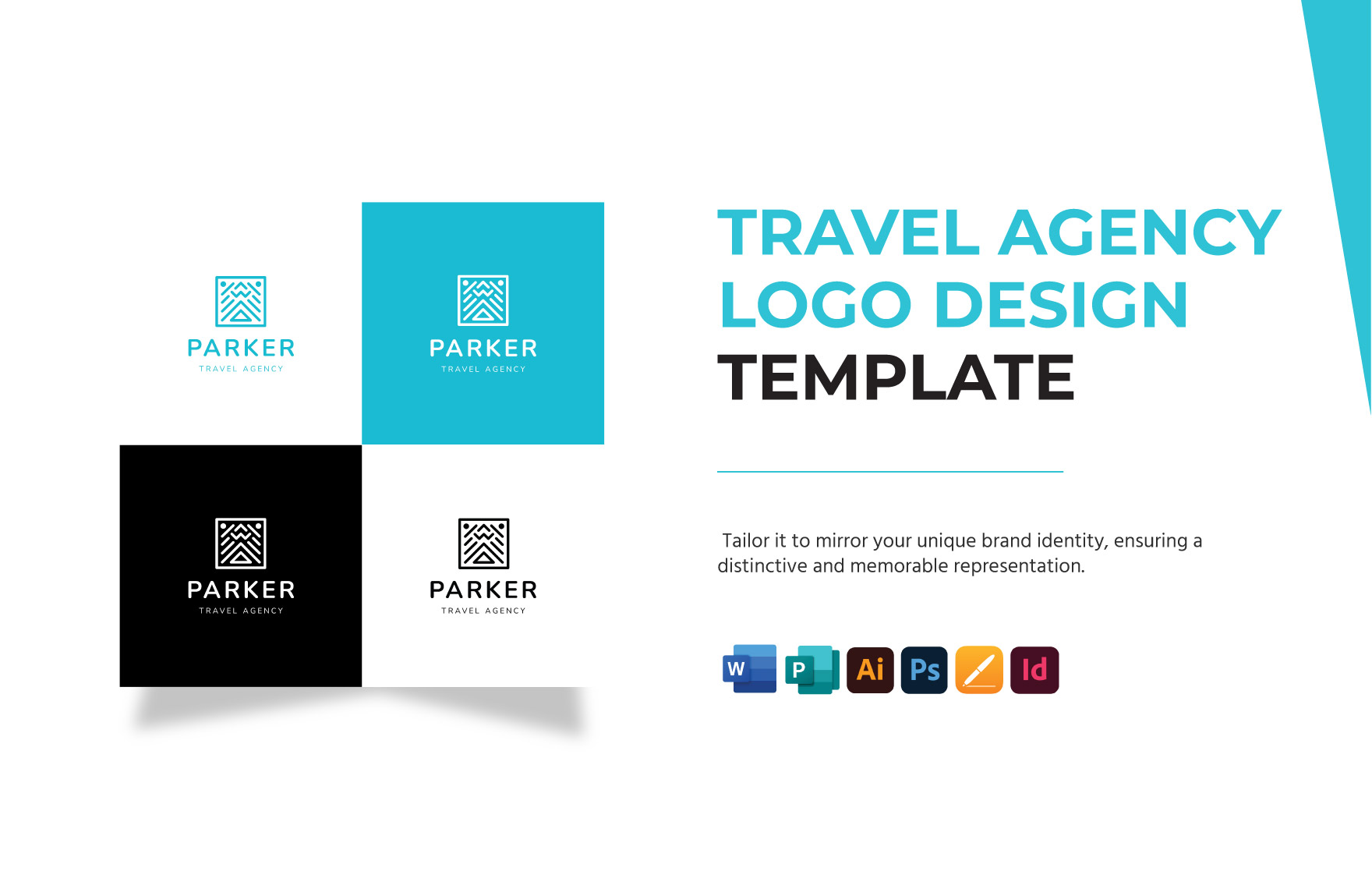 Travel Agency Logo Design Template in Publisher, PSD, InDesign, Illustrator, Word, Apple Pages - Download | Template.net