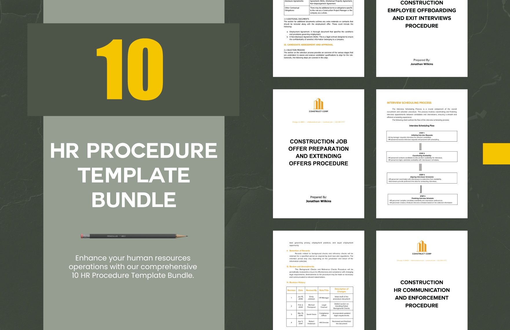 10 Construction HR Procedure Template Bundle in Word, Google Docs - Download | Template.net