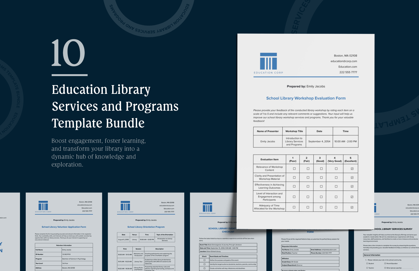 10 Education Library Services and Programs Template Bundle in Word, PDF, Google Docs - Download | Template.net