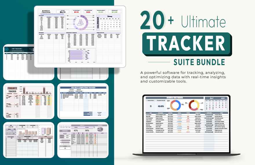 20+ Ultimate Tracker Suite Template Bundle in Excel, Google Sheets to Download