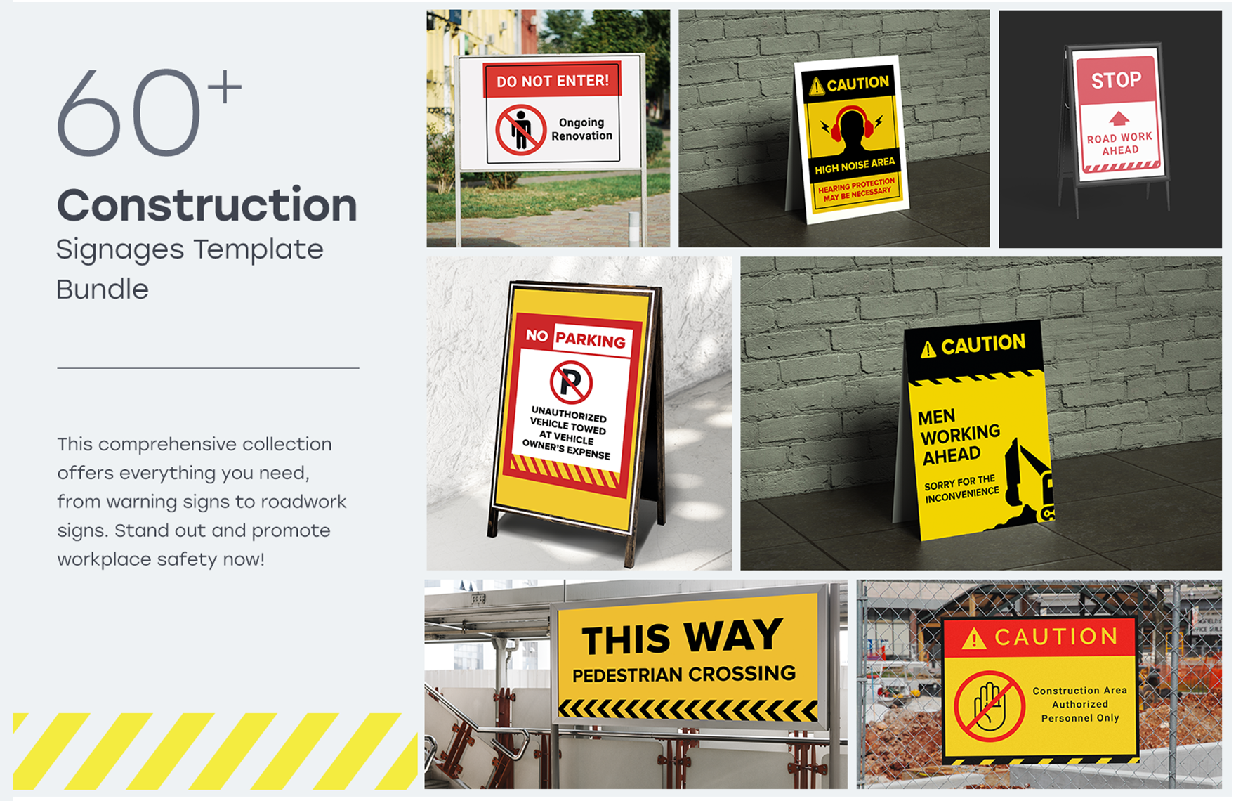60+ Construction Signages Template Bundle in SVG, Illustrator, PNG, PSD - Download | Template.net
