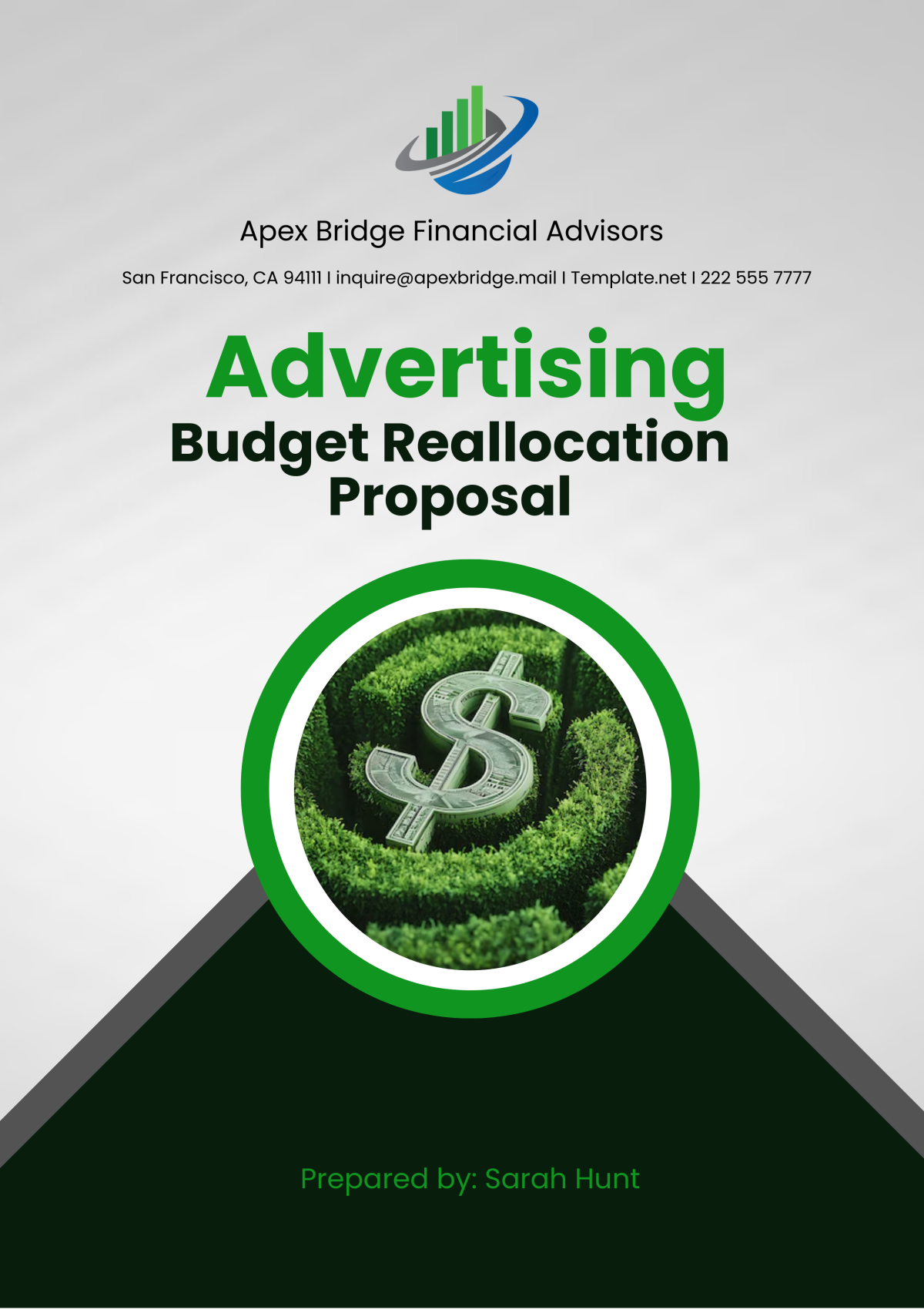Advertising Budget Reallocation Proposal Template