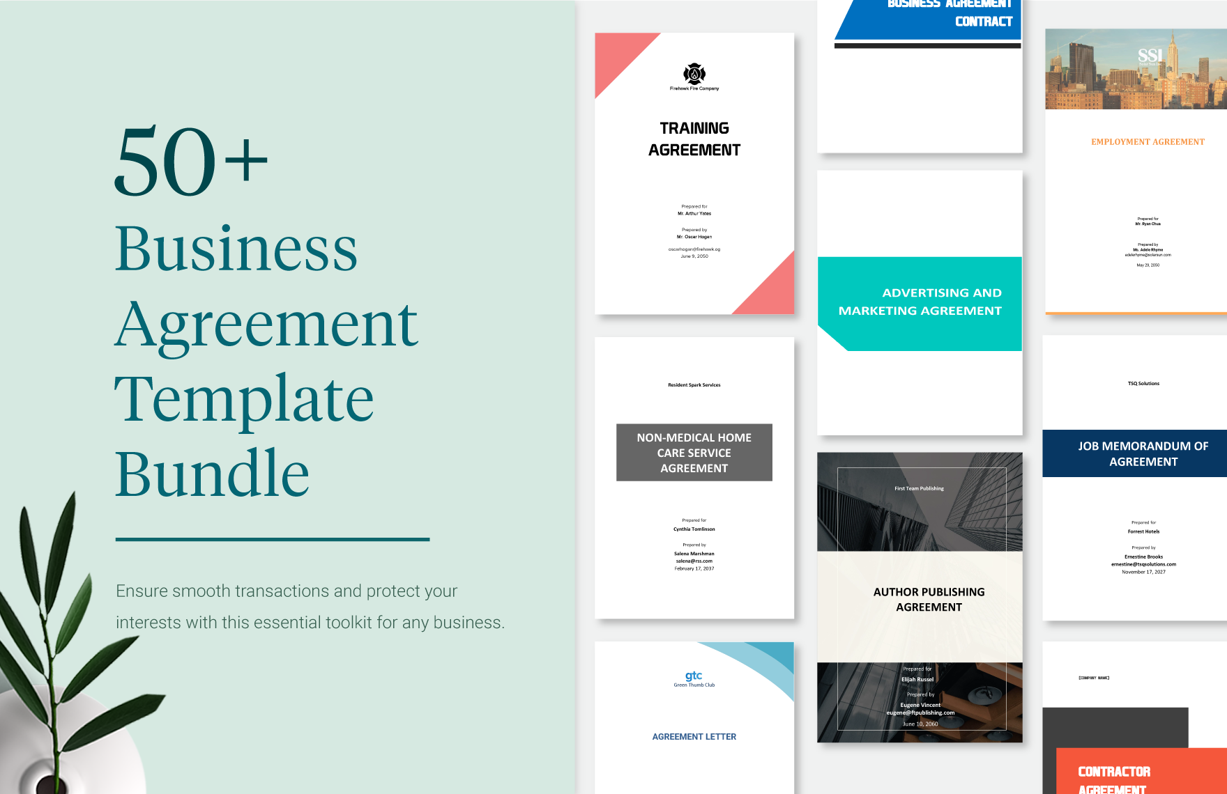 50+ Business Agreement Template Bundle in Word, Google Docs - Download | Template.net