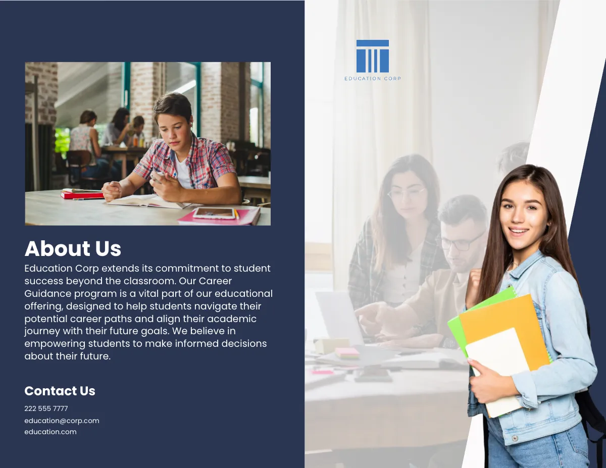 Career Guidance Brochure Template