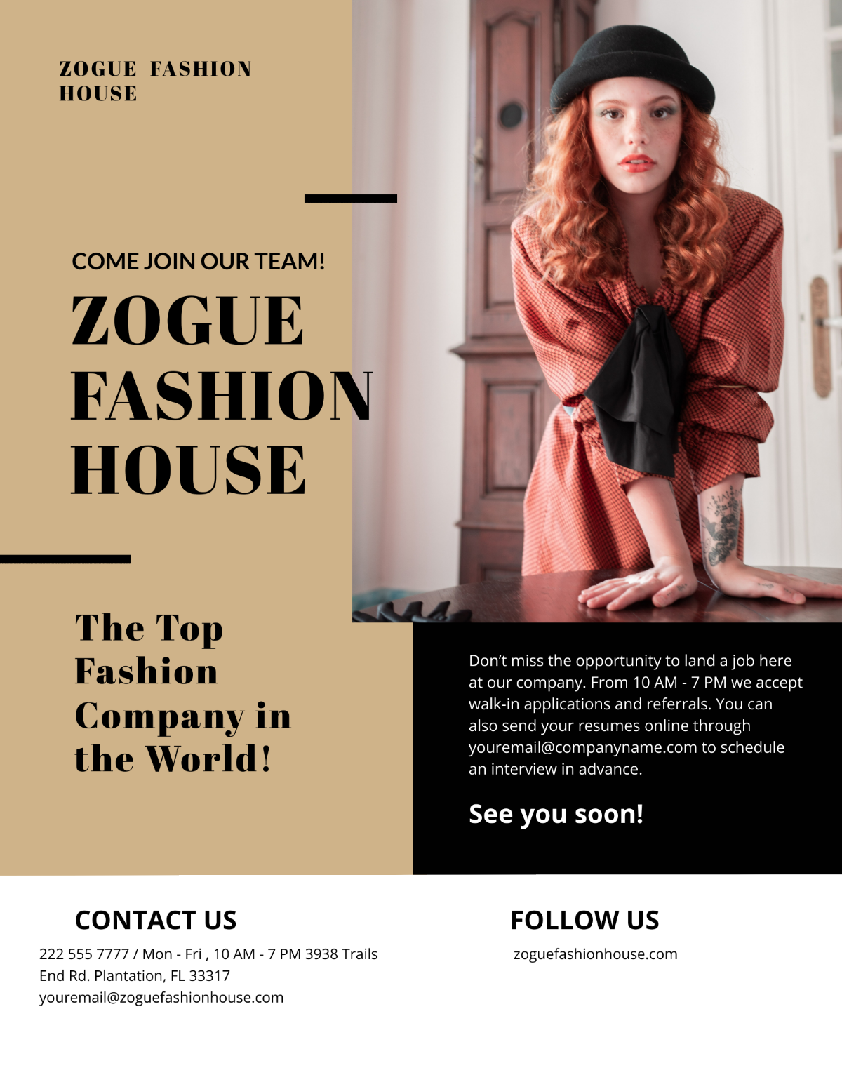 Elegant HR Flyer Template