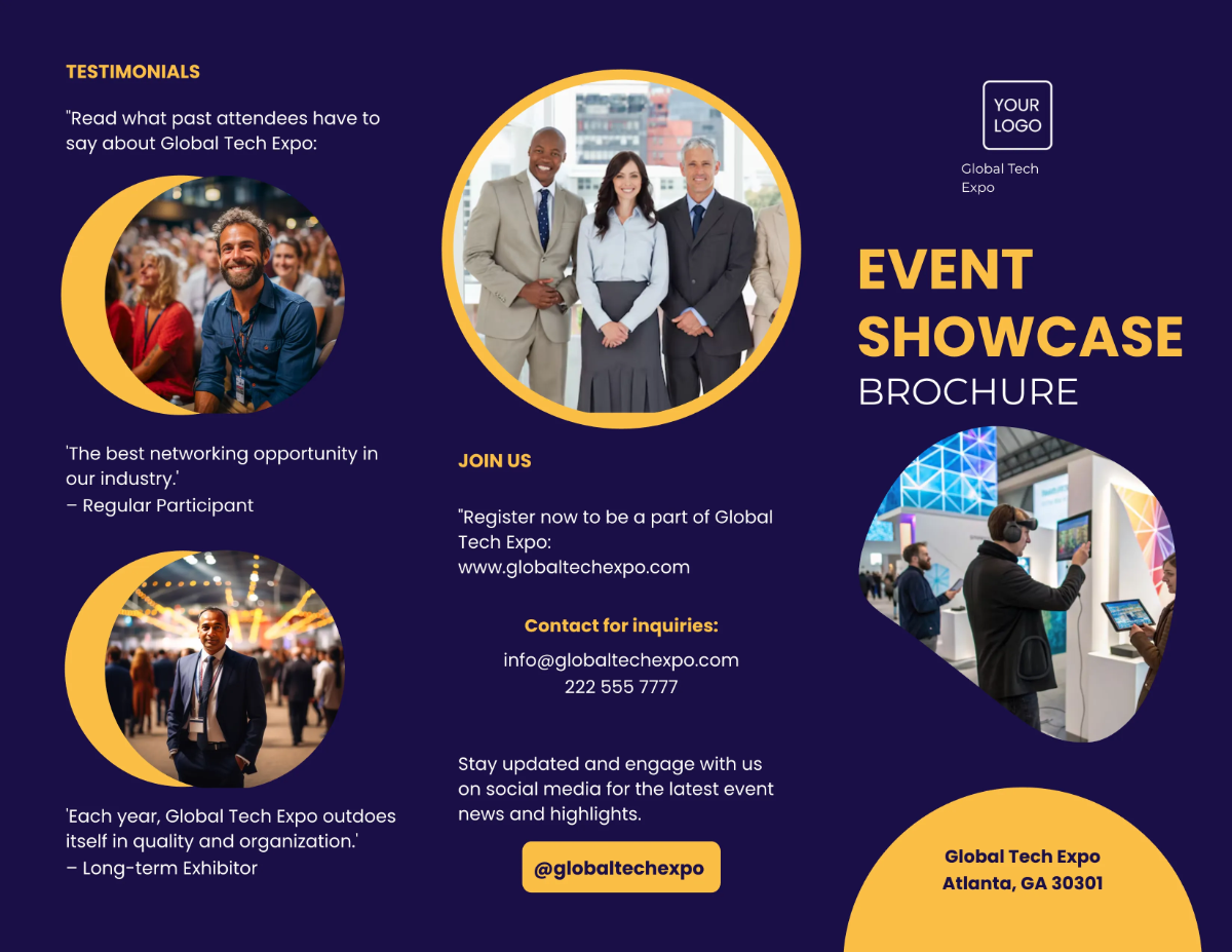 Event Showcase Brochure Template