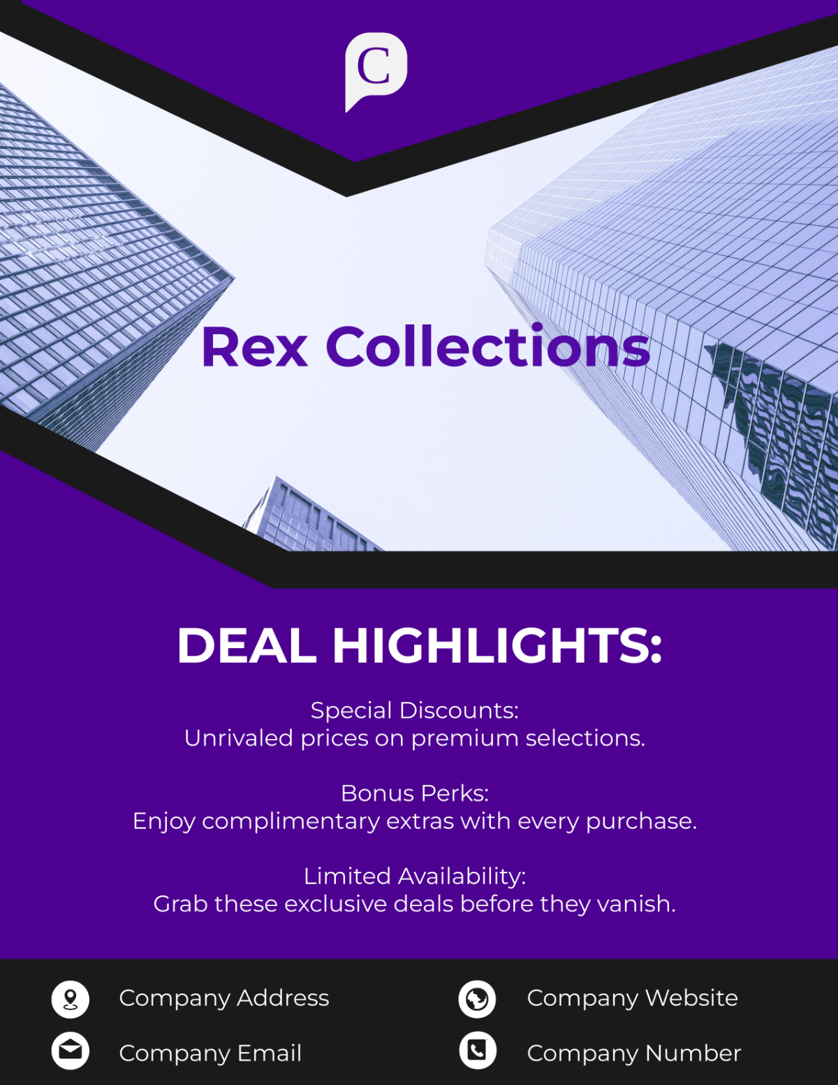 Exclusive Deal Promotion Flyer Template
