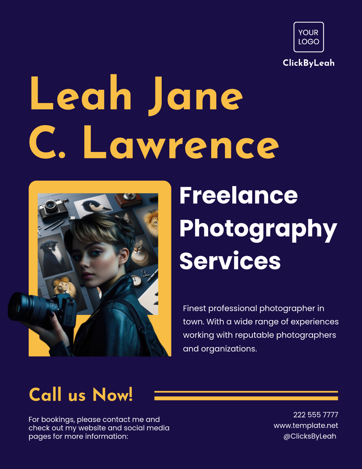 Freelance Advertisement Flyer Template