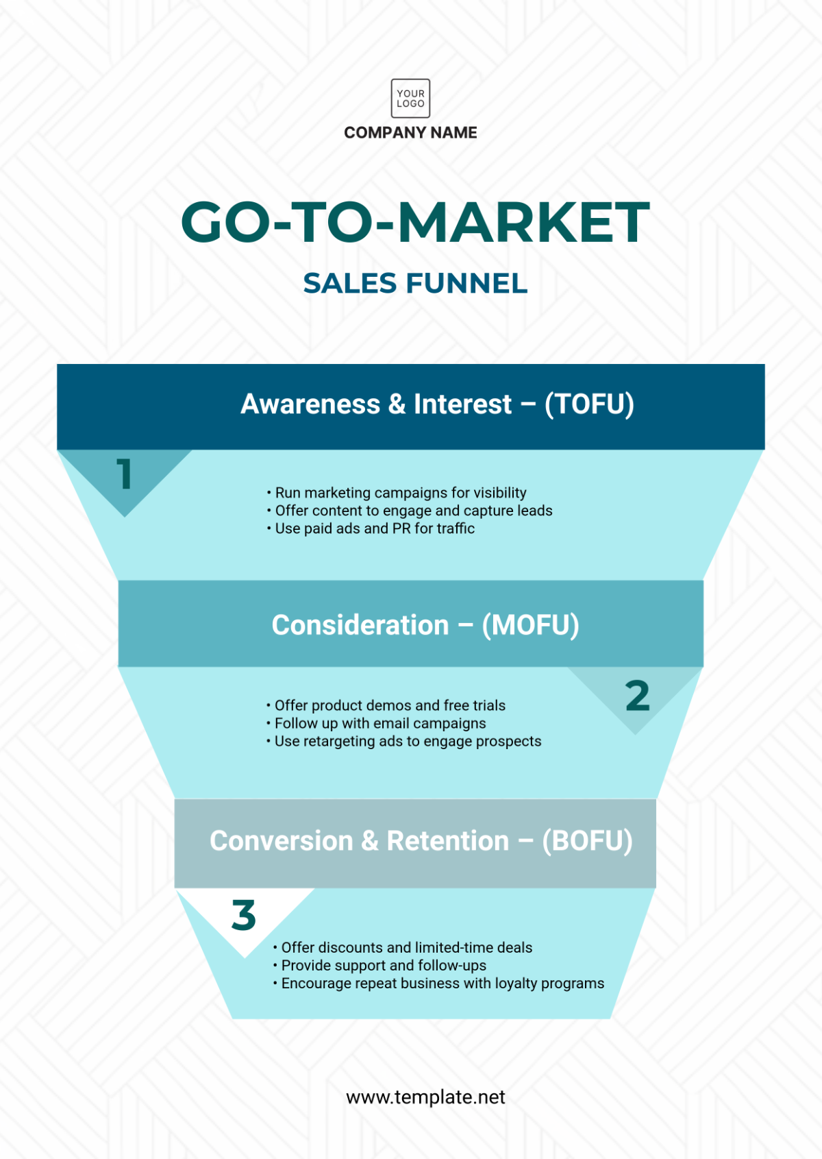 Go-to-Market Sales Funnel Template