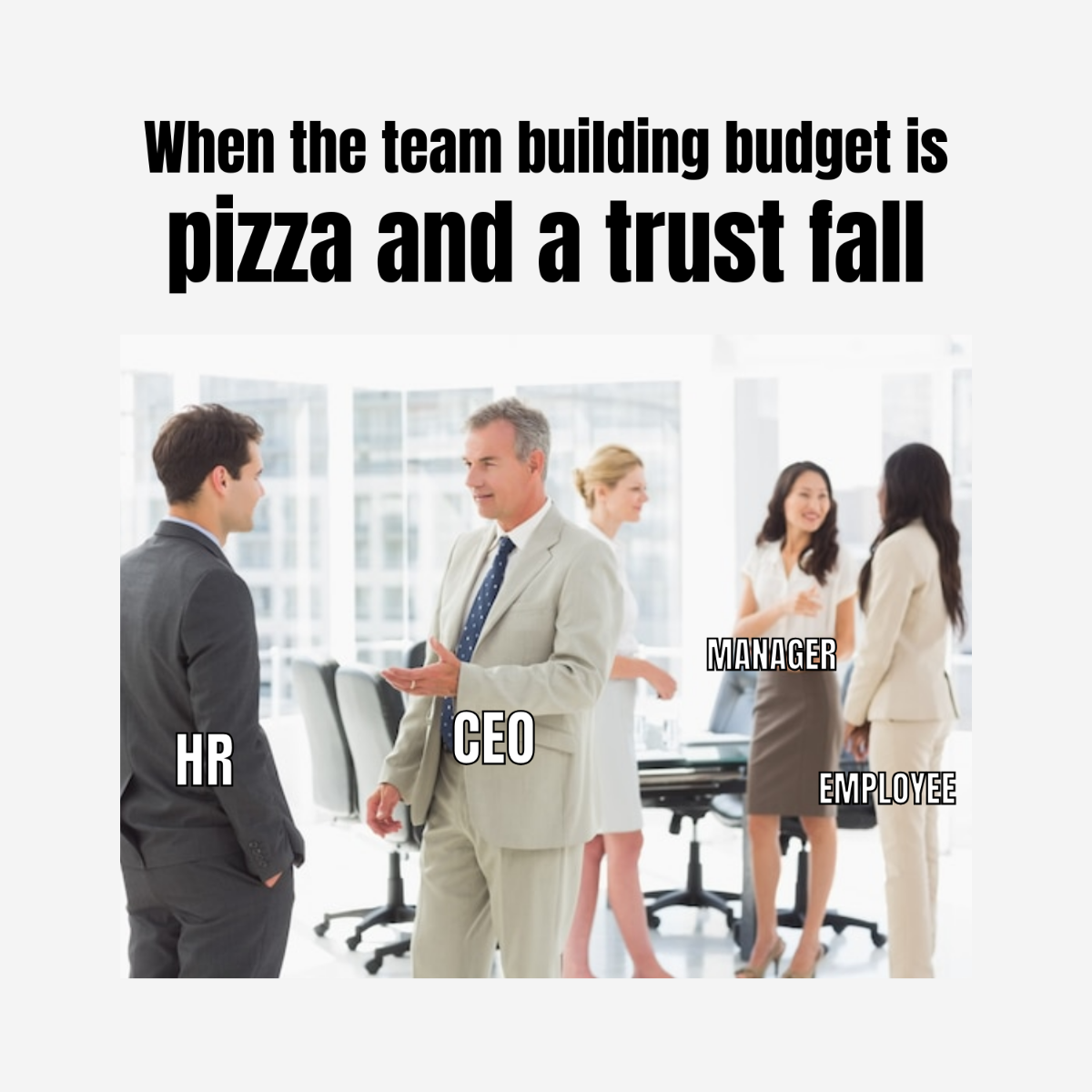 HR and CEO Discussing Meme Template