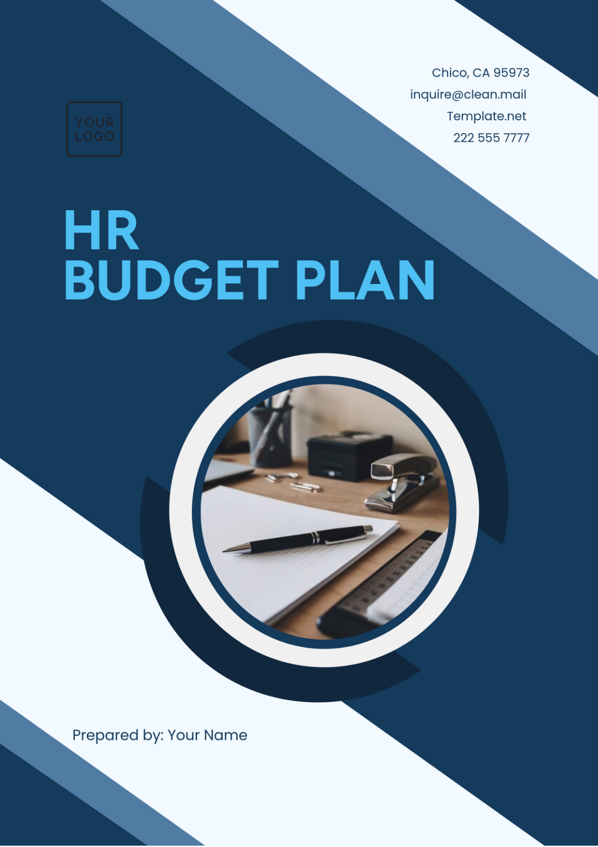 HR Budget Plan Template