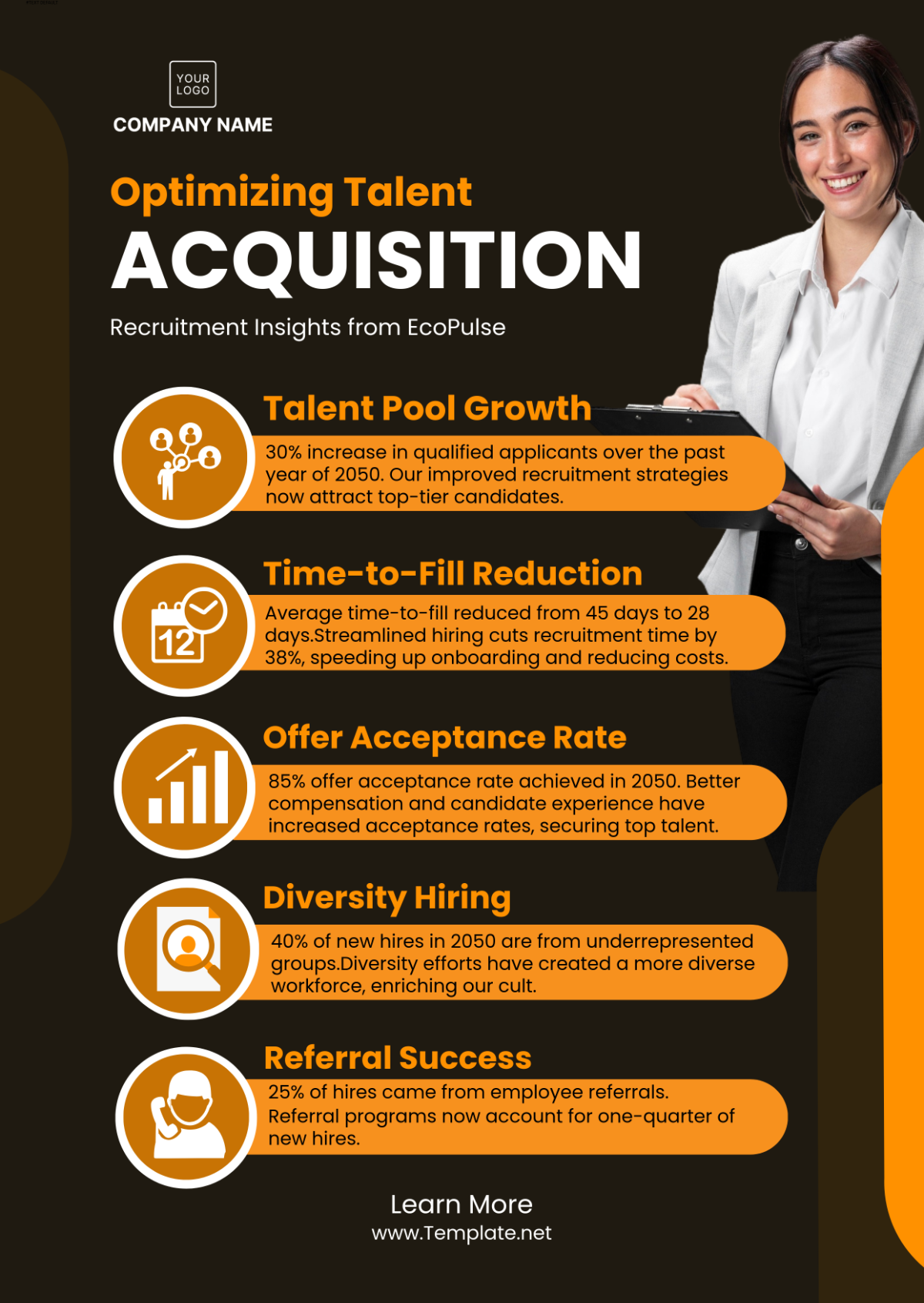 HR Infographic Template